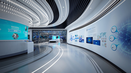 企业多媒体互动展馆设计中的数字文化创意内容应用服务特点